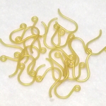 [送料無料]20個10ペア アレルギー対応 樹脂フックピアス gold