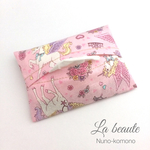 【ミニ】ユニコーンピンク♡ポケットティッシュケース　ミニ　入園入学　新学期　かわいい　女の子　大人女子　子供用