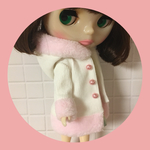 コーディロイファーコート♡White×pink fur