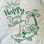 【ユニセックス Sサイズ】ALOHA DAY♪ジップアップパーカー