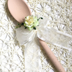❤️再再販！！結婚式ファーストバイト用特大名入れスプーン、ウッドバーニング⑤