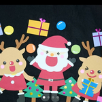 サンタさん クリスマス壁面飾り♪②