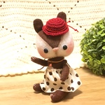 フェルト仕立てのリスちゃん♪