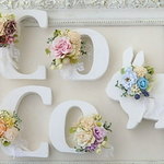 ＊aさまご予約品＊coco、うさぎさん＊ウッドオブジェ