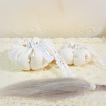 再再販＊Cotton white pumpkin＊ホウキ付きC