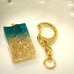 波紋 キーホルダー〈長方形〉