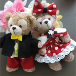 ダッフィー＆シェリーメイのお洋服♪ぬいぐるみバッチ用