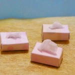 ミニチュア箱ティッシュ