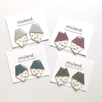 smoky color Dot Hexagon【ピアス/イヤリング】