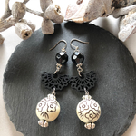 monotone✴︎flowerピアス/イヤリング