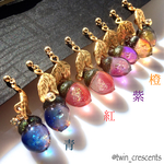 【紅】森からの贈り物🍂秋のどんぐりピアス