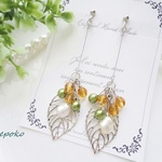 秋風☆SilverLeaf☆イヤリング（ピアス）