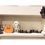 yy2133様専用ページ♡ウッドオブジェ  ハロウィン ガイコツ 墓場 置物 木製