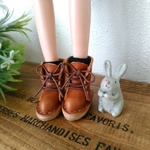 リカちゃん用ブーツ　クラシカル   brown