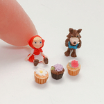 赤ずきんカップケーキセットc
