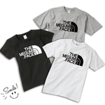 ★送料無料★選べる★ 名前入り スマイルフェイス Tシャツ  レディース/メンズ/キッズ