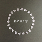 シンプル透明ピアス