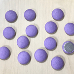 FABRIC PURPLE ROUND CABOCHONS PARTS