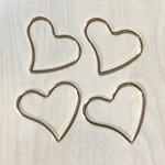 GOLD HEART HOOP FLAME PARTS