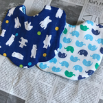 2枚セット  ふんわり ベビースタイ ダブルガーゼ よだれかけ 