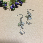 夜空＊星と月のピアス