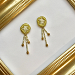 流れ星☆刺繍ピアスorイヤリング