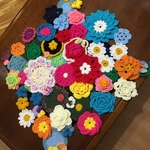 花花花のマット Lサイズ
