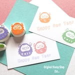 ＊2019年 年賀状⑩＊ 亥年だるまはんこ
