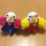 aya227さま専用♡チアダン♡応援セキセイインコちゃん セット
