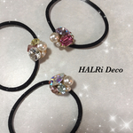 スワロフスキー◇ビジューヘアゴム