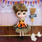ブライス　リカちゃん  プーリップ  ハロウィン  ミニドレス