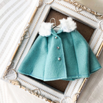 リカちゃん 服 《送料無料》ターコイズポンチョ