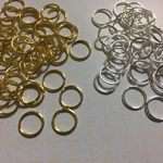 丸カン 10mm ゴールド 100個&シルバー100個