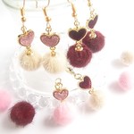 全6色♡オーダーメイドアクセサリー♡ファー＆ハート