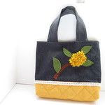 ☆sale 金木犀＊キンモクセイ刺繍バッグ