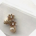 【Vintage accessory】ピアス/ヴィンテージアクセサリー/ヴィンテージ アクセサリー ブライダルジュエリー/ウェディングアクセサリー/flua  ／ヴィンテージ   ウエディング
