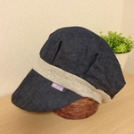 リバーシブル　キャスケット帽