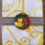 刺繍 ランチベルト 秋のキツネ