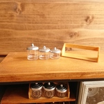キャニスター3個セット ロゴcoffee、tea、sugar