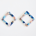 高品質【2個】 穴無し square アセテート＊プレート＊