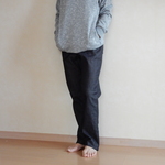 細めのパンツ　ストレッチデニム　【　インディゴ　】