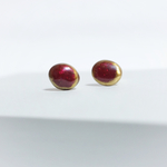 受注beans claret ×gold<ニッケルフリーイヤリング>