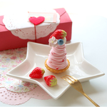 フェイクな苺モンブランのタルト