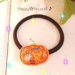 ハロウィン🎃おばけカボチャの大人可愛いミニヘアゴム❤️✨ 送料無料 限定 Halloween レジン ヘアアクセサリー キッズ プチプラ プチギフト ラッピング