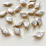 PA003☆A級•天然淡水パール•☆異形パール•真珠☆高級パーツ☆約10x15mm☆1個入り☆再々販