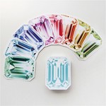 エメラルドカットなメモ帳