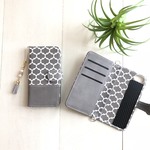 【全機種対応】オールレザー×モノトーンモロッカン柄 アイフォン 手帳型 スマホケース iPhone16 15 14pro 13 12 11 XR SE 8 他ｹｰｽ
