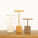 [受注製作] 木製 イヤリングスタンド・ピアススタンド【Sサイズ】色と高さが選べる