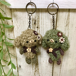 あみぐるみキーホルダー＊お花＊ロップイヤー