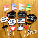 New!!お得な15本セット♡カラフル旗入り♡フォトプロップス